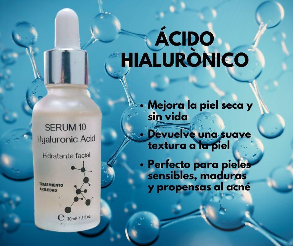 COLAGENO ANTI-EDAD CON ACIDO HIALURONICO SERUM 10 - De Shopping Store