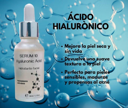 COLAGENO ANTI-EDAD CON ACIDO HIALURONICO SERUM 10 - De Shopping Store